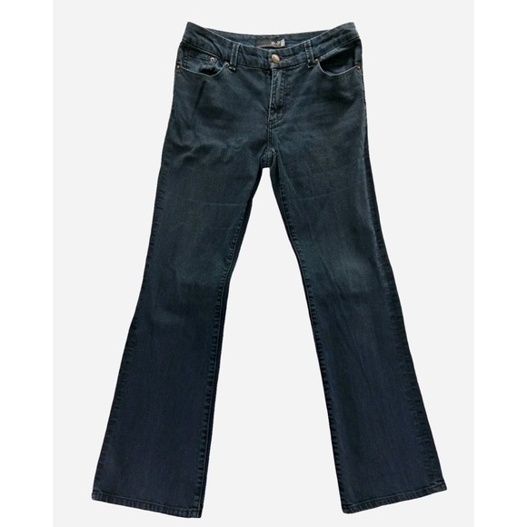 Seven7 Denim - Seven7 Jeans Womens 6 Blue Mid Rise Bootcut Stretch Medium Wash Denim Pants